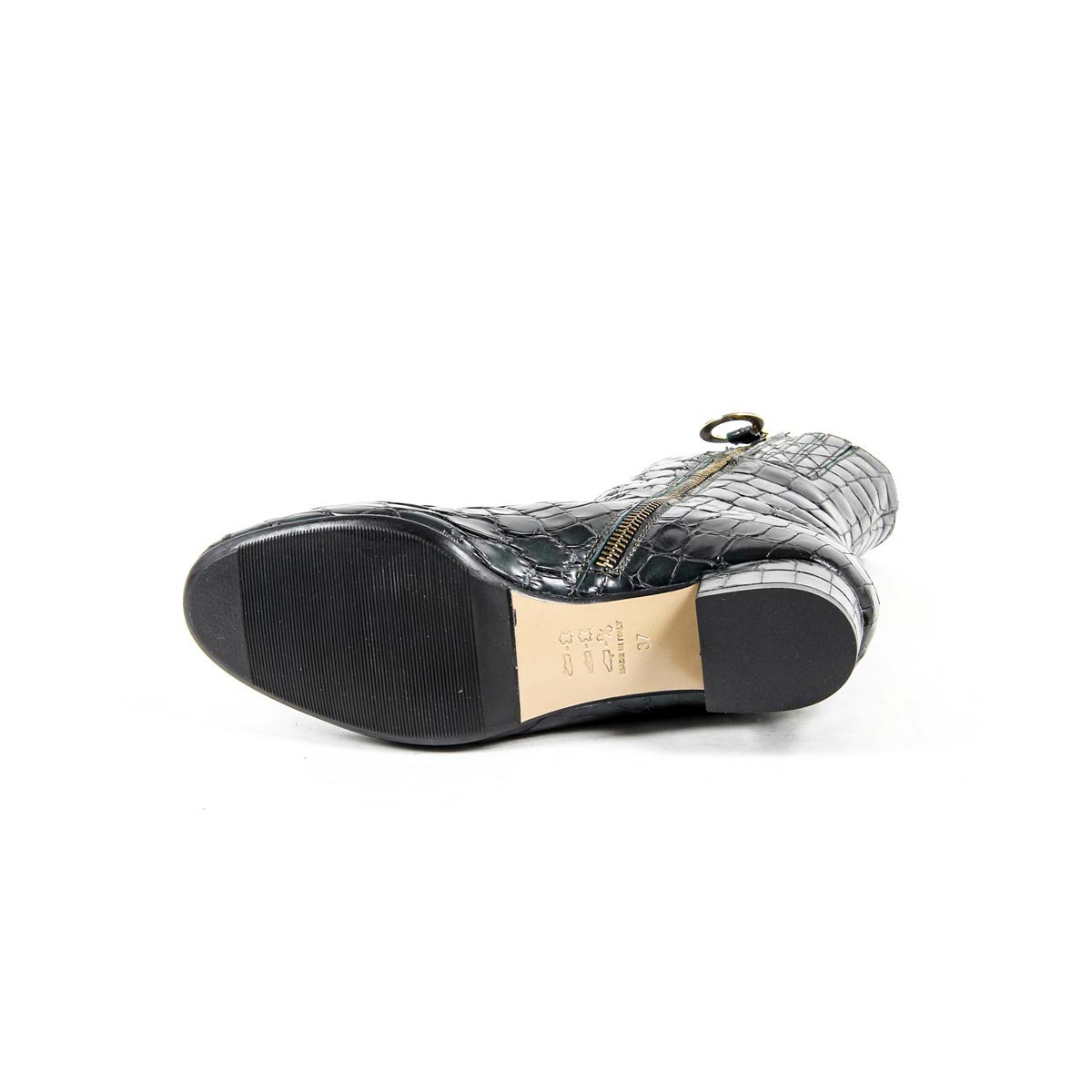 Bota Corta Mujer V 1969 Italia ESTELLE COMBO OPACO PETROLIO