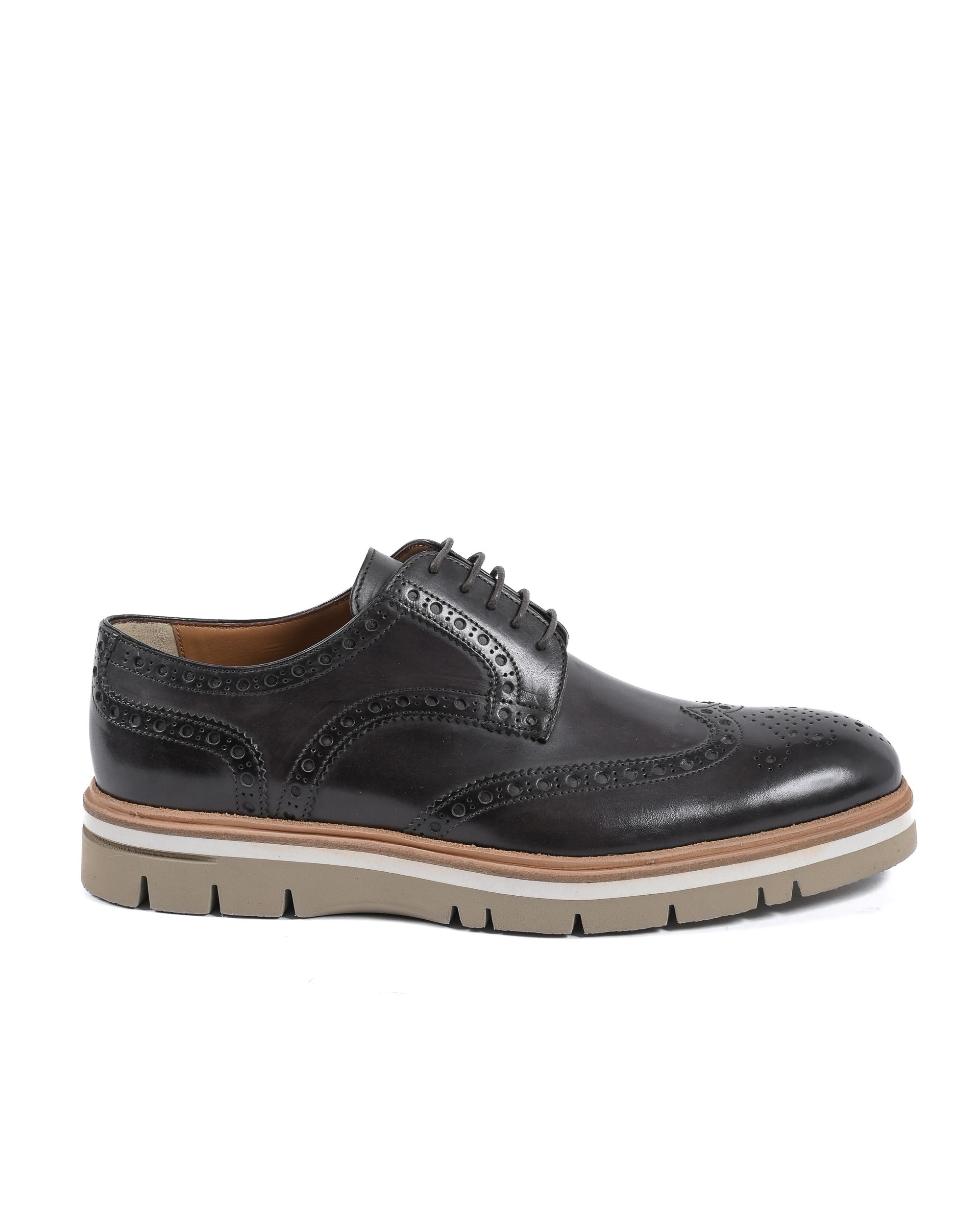 Zapatos brogue para hombre Dee Ocleppo EB131 VIT T MORO LUC GALLO