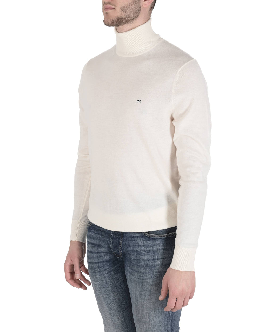 Suéter Calvin Klein para hombre blanco K10K102751YAH