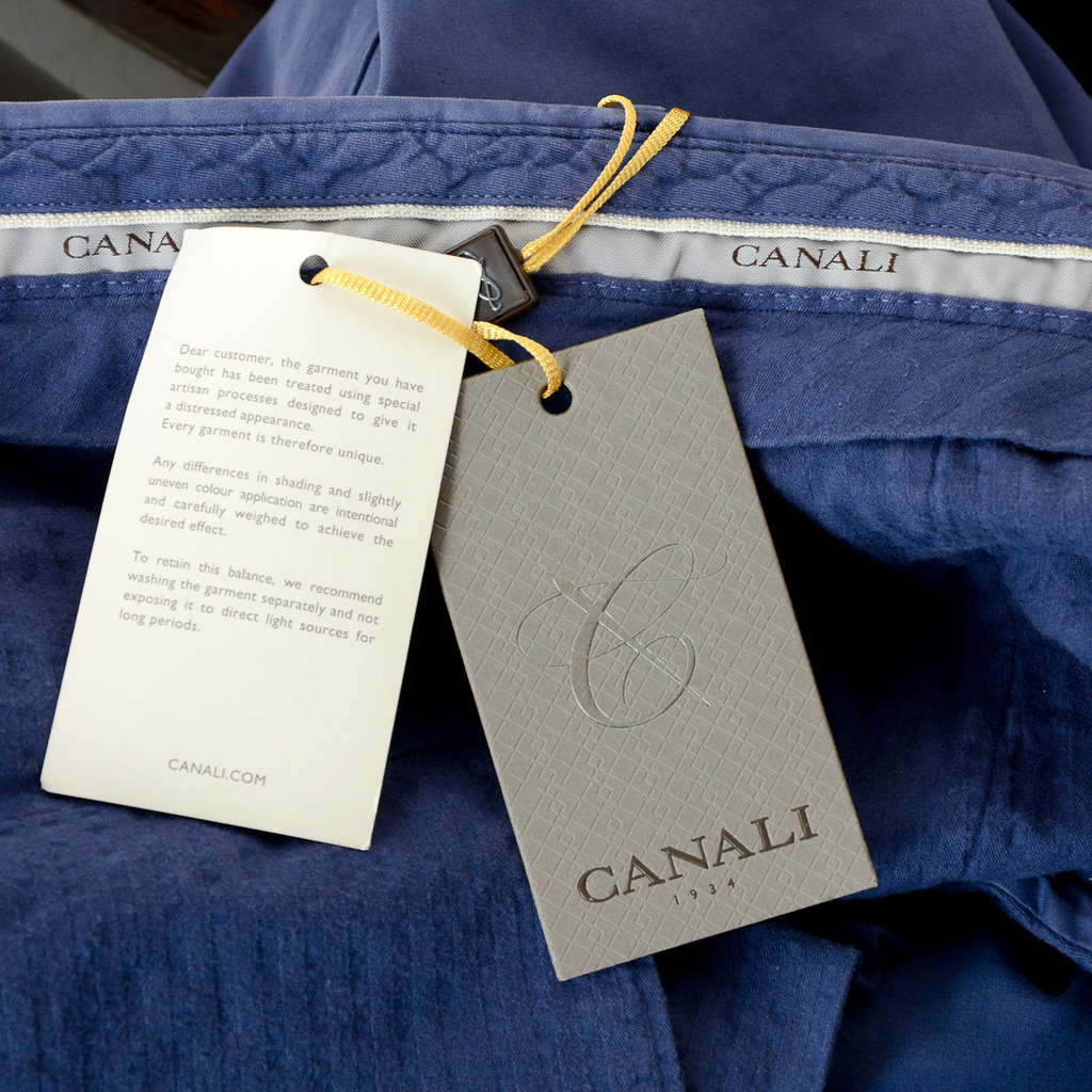 Canali Mens Pants Blue
