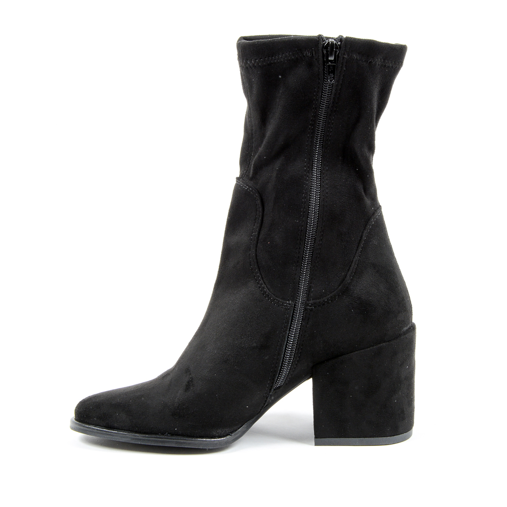 Andrew Charles Womens Short Boot Black JONI