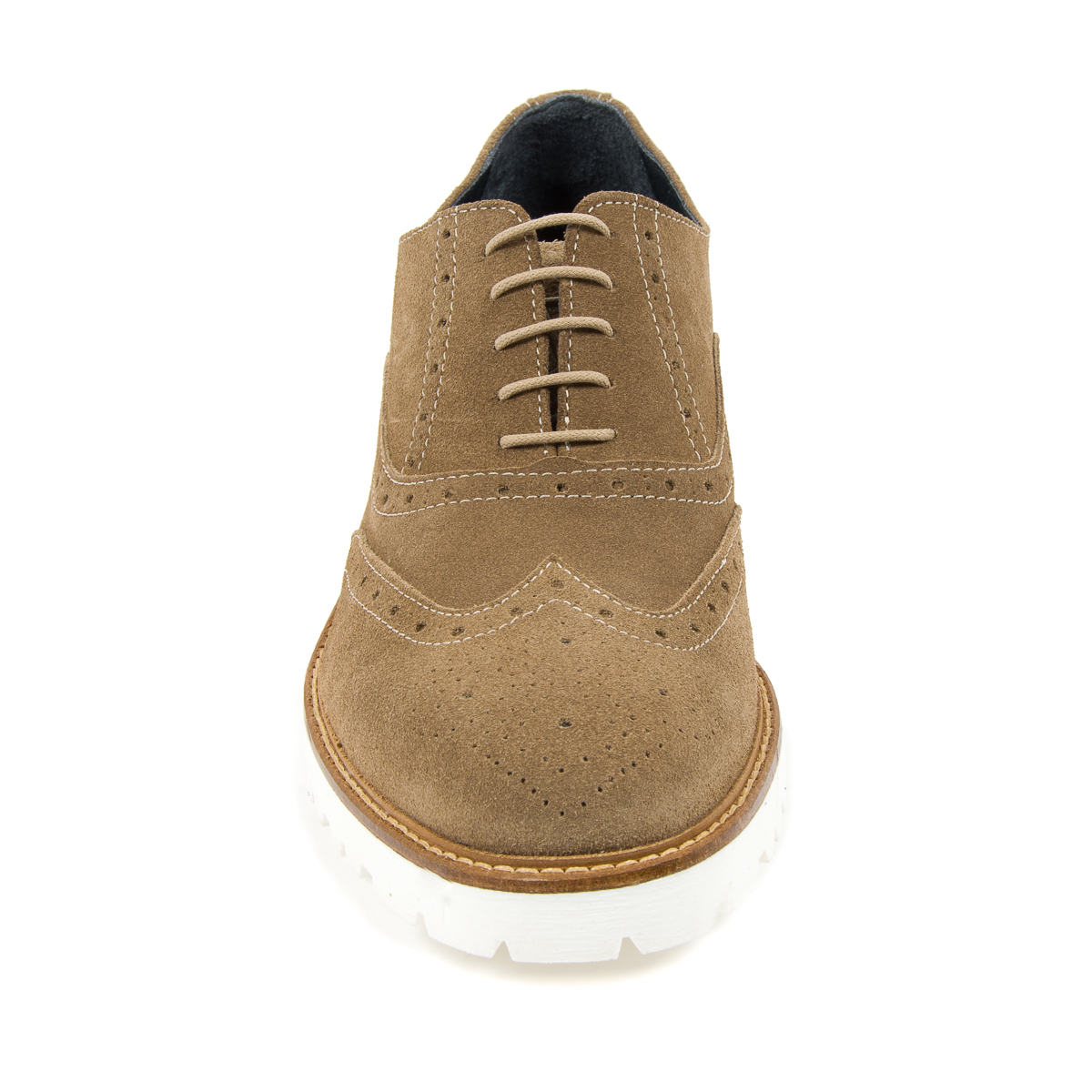 Andrew Charles - Zapatos brogue para hombre color topo LUIS
