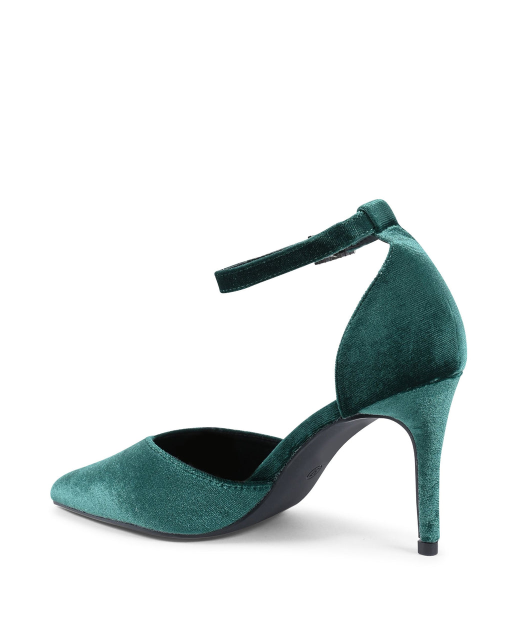 19V69 Italia - Zapatos de salón con tira al tobillo para mujer, color verde, F0110 VERDE