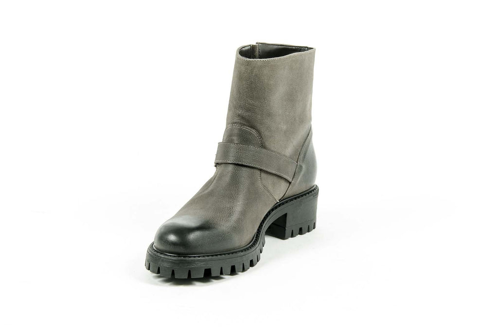 Bota corta Mujer V 1969 Italia B1441 NABUK VERDE MILITARE
