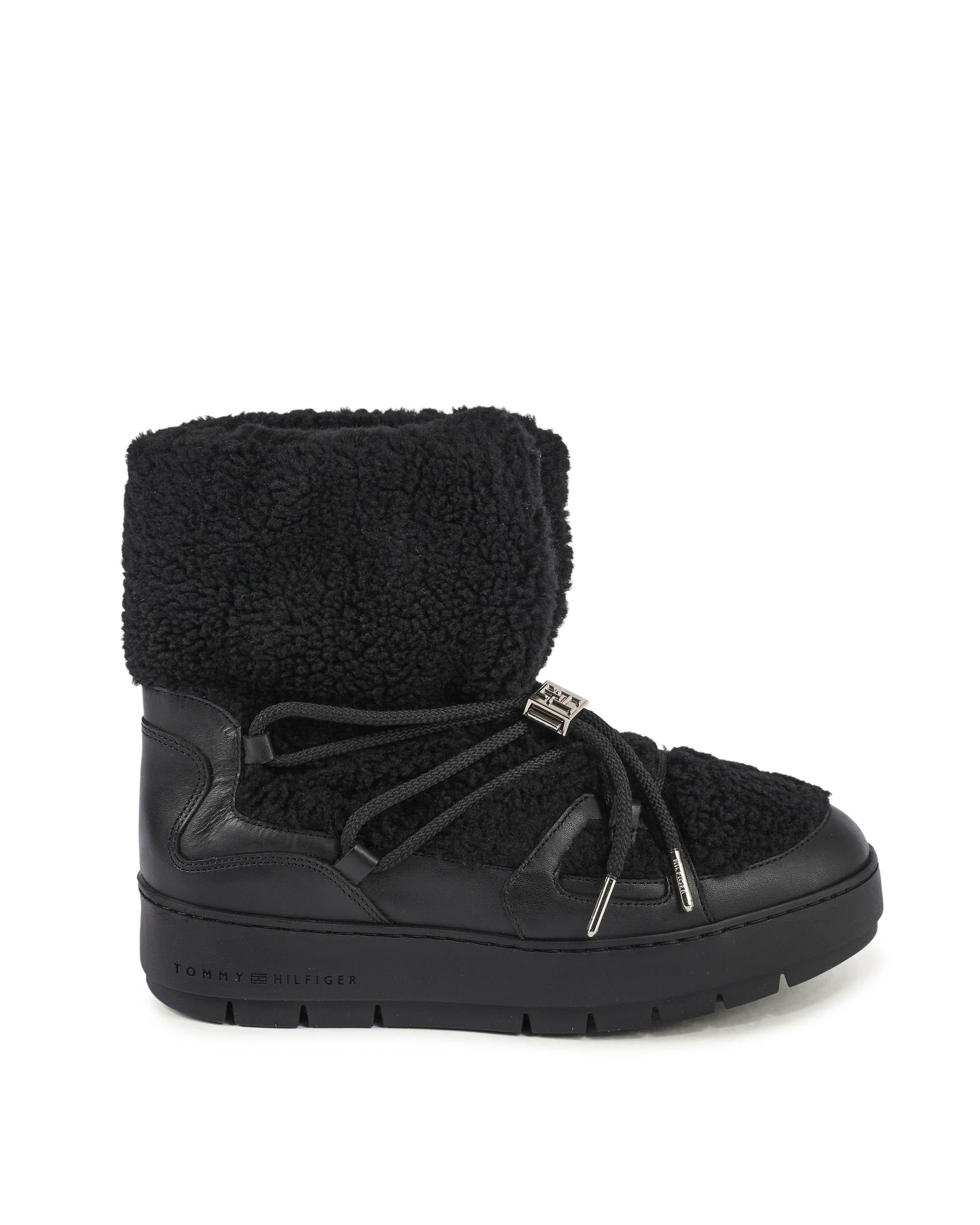 Botas Tommy Hilfiger para mujer NEGRAS FW0FW07505BDS