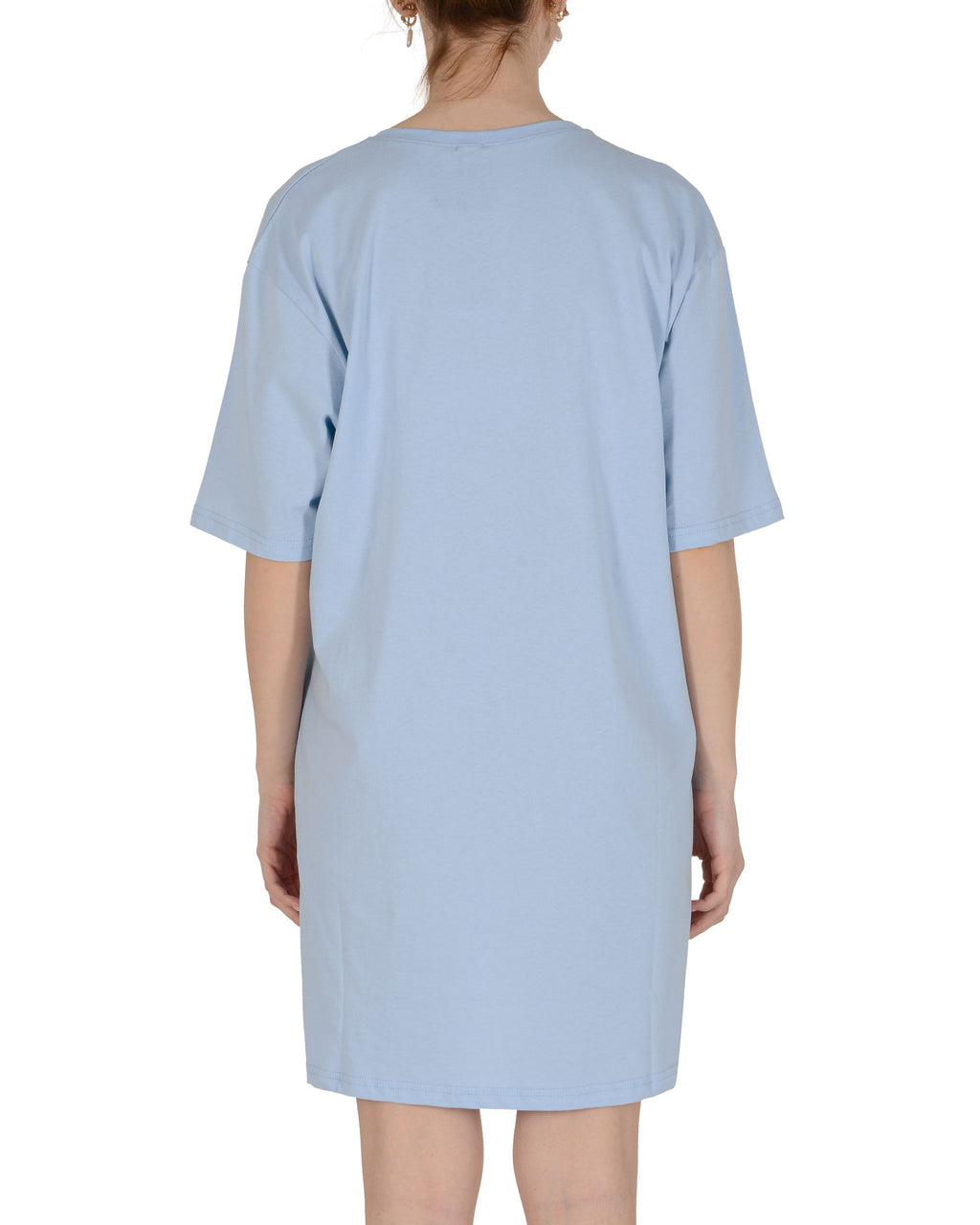 19V69 Italia Camiseta larga para mujer azul claro VESTITO AZUL CLARO