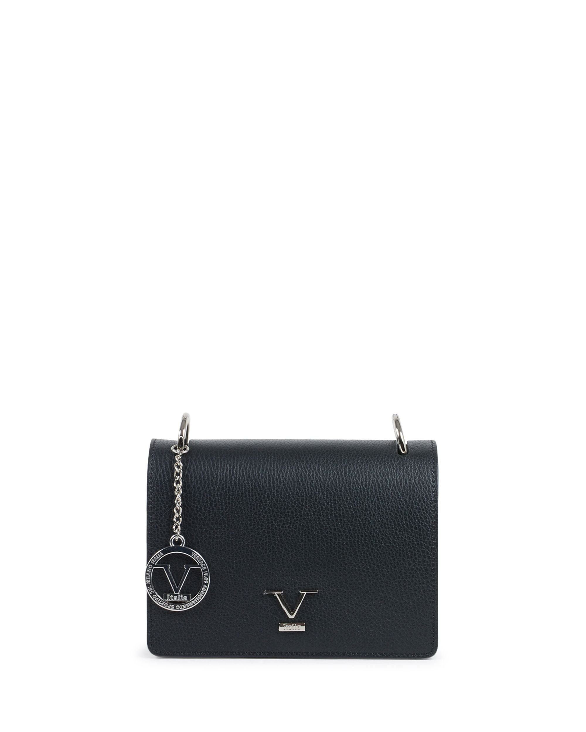 V Italia Womens Handbag Black V1758 CERVO NERO