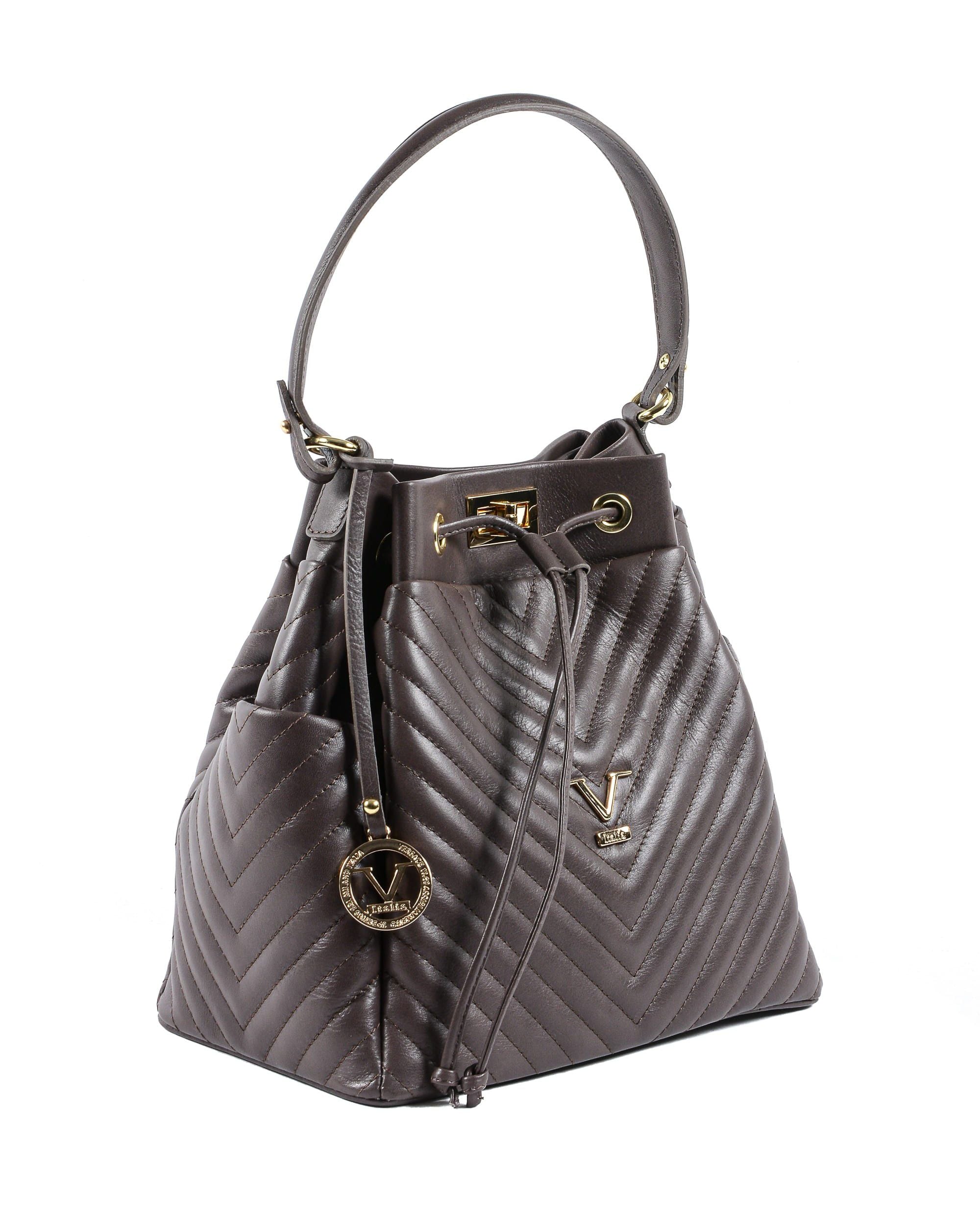 Bolso de mano para mujer V Italia marrón oscuro BH10272 52 SAUVAGE DARK BROWN