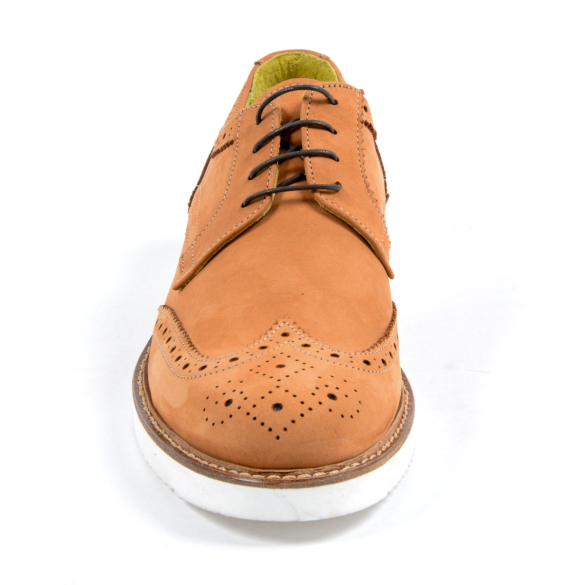 V 1969 Italia - Zapato Oxford Brogue para hombre, color marrón, PEDRO