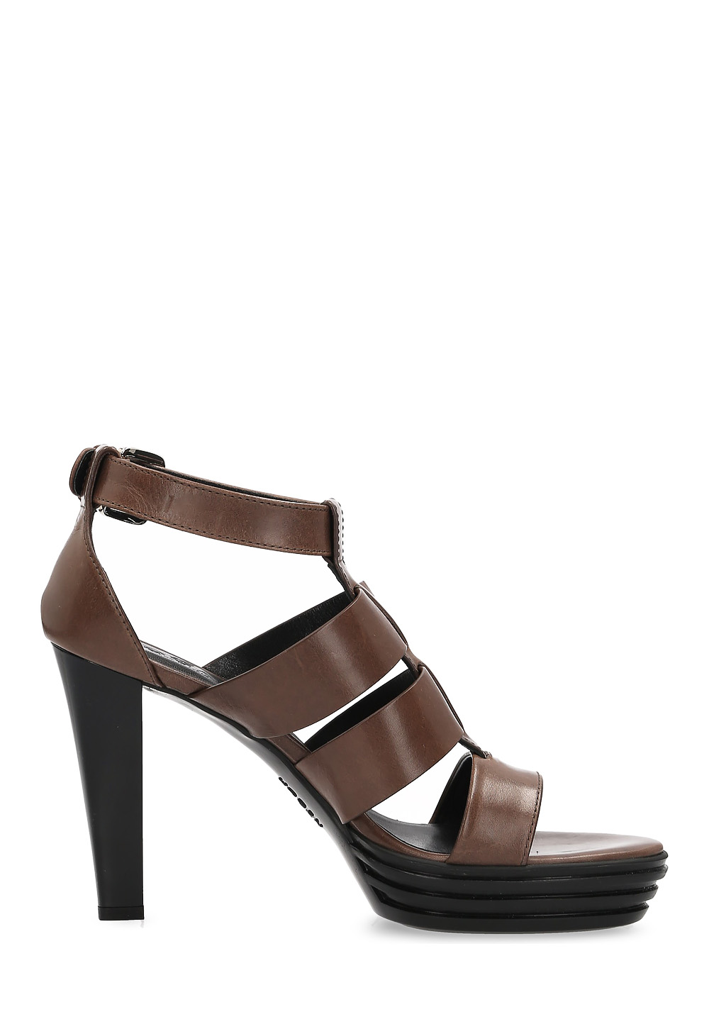Sandalia Hogan para mujer marrón HXW1570I320AOFS814