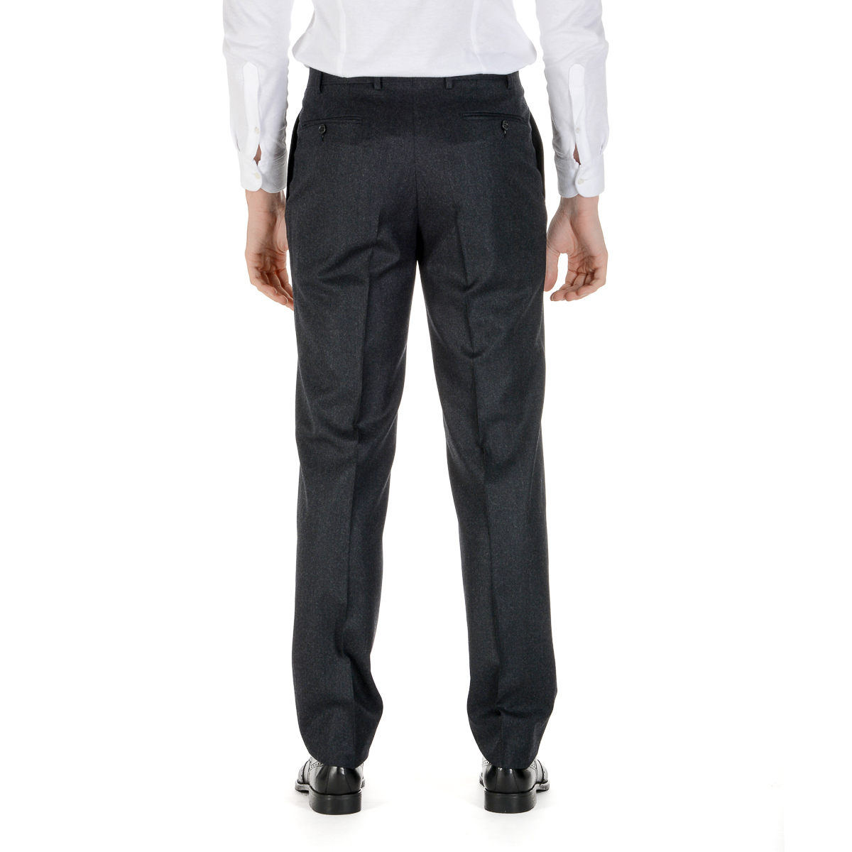 Canali Mens Pants Dark Grey