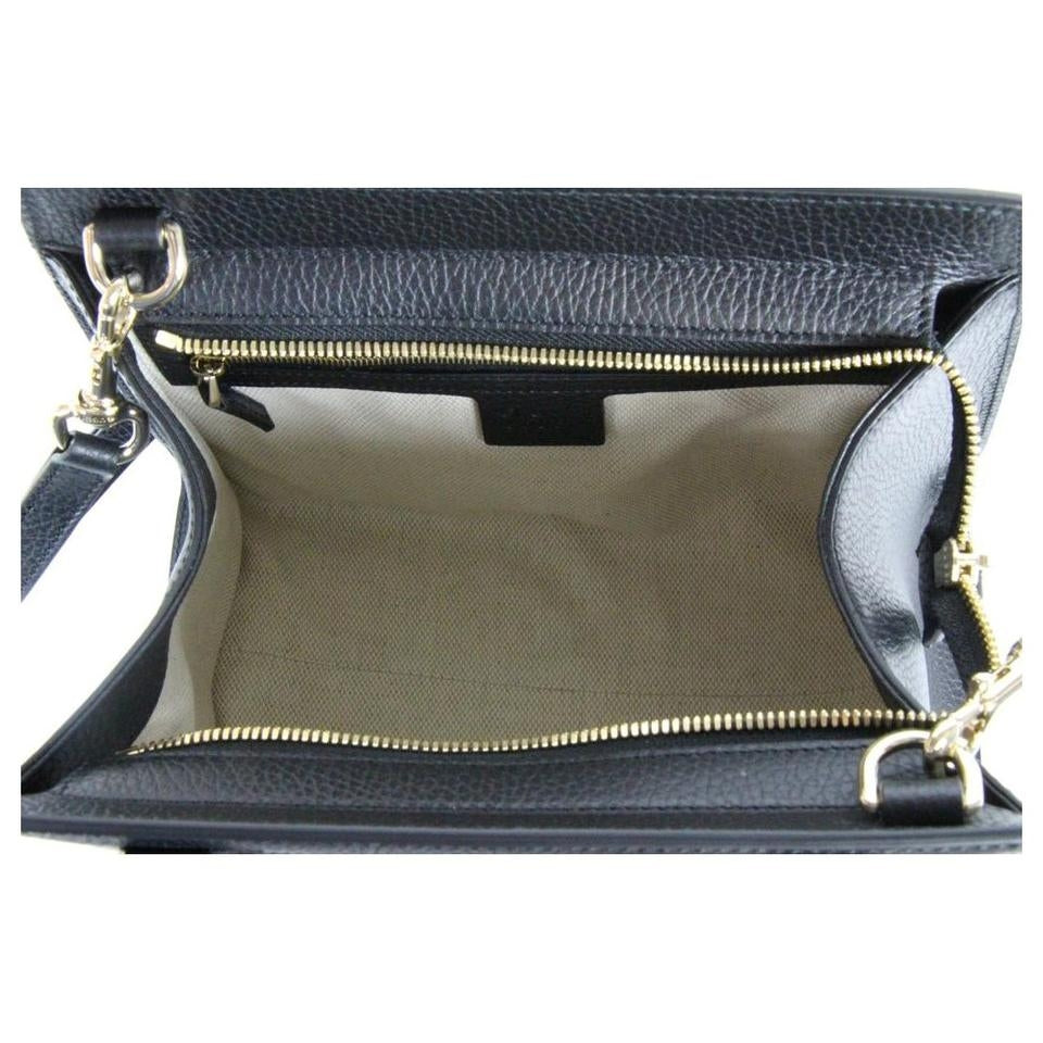 Bolso tote Gucci Soho de piel negro