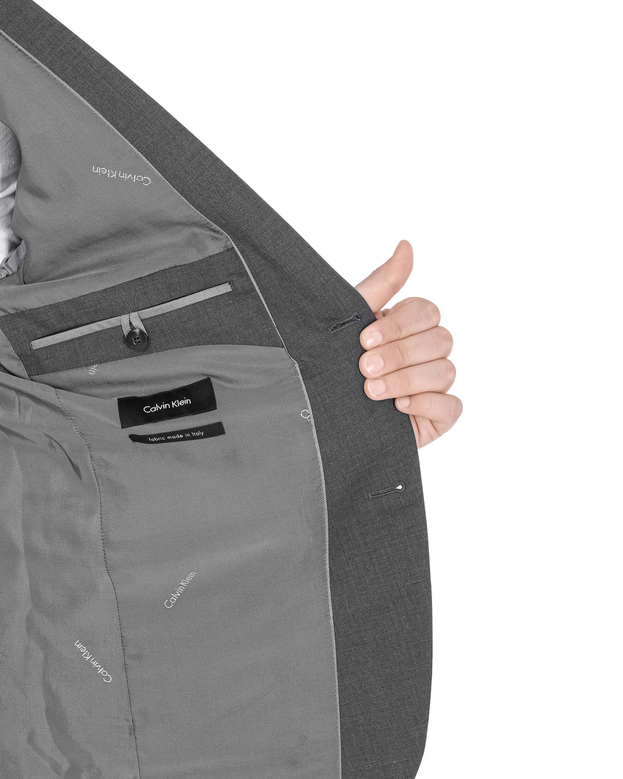 Calvin Klein Mens Blazer Grey K1EK101790024