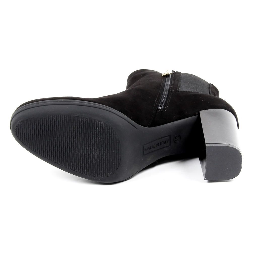 V 1969 Italia - Botines de tacón para mujer, color negro, MADELYN