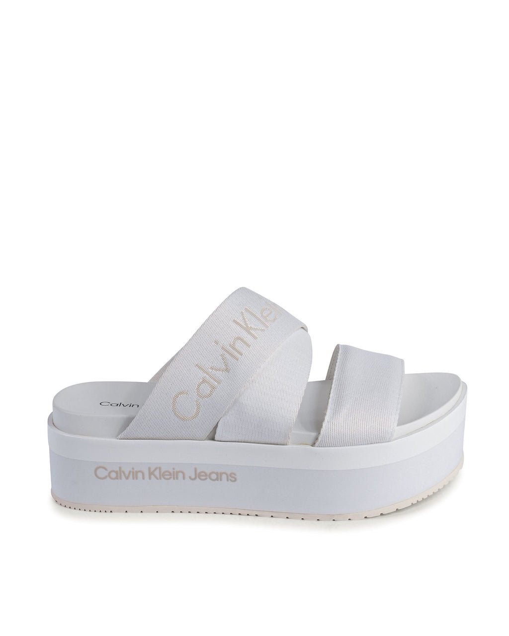 Sandalias Calvin Klein para mujer blancas YW0YW01361YBR