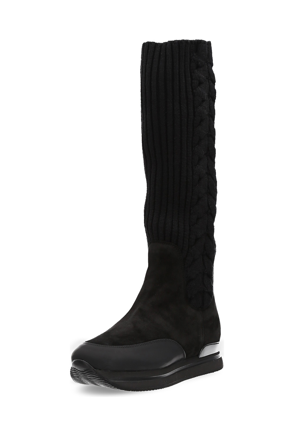 Hogan Womens High Boot Black HXW2220Z900H8DB999