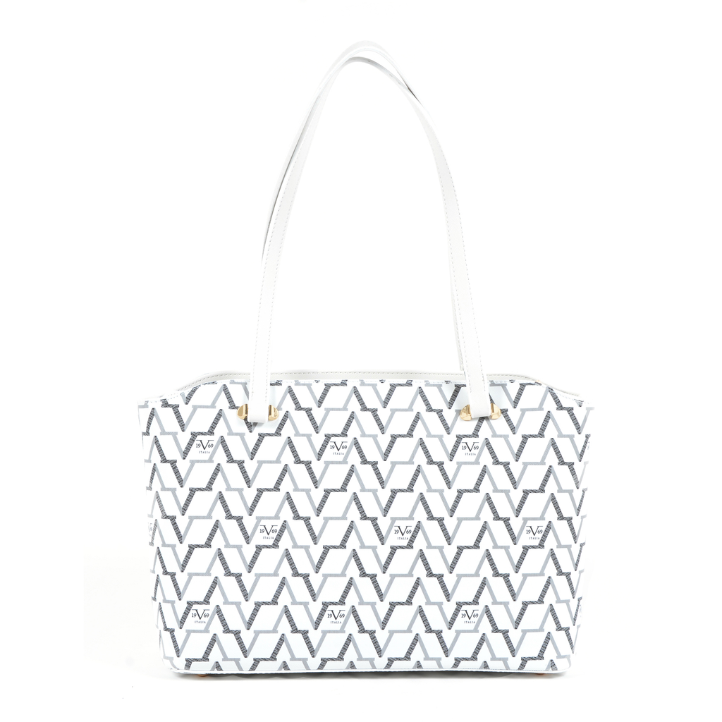 19V69 Italia Womens Handbag White 3604 WHITE