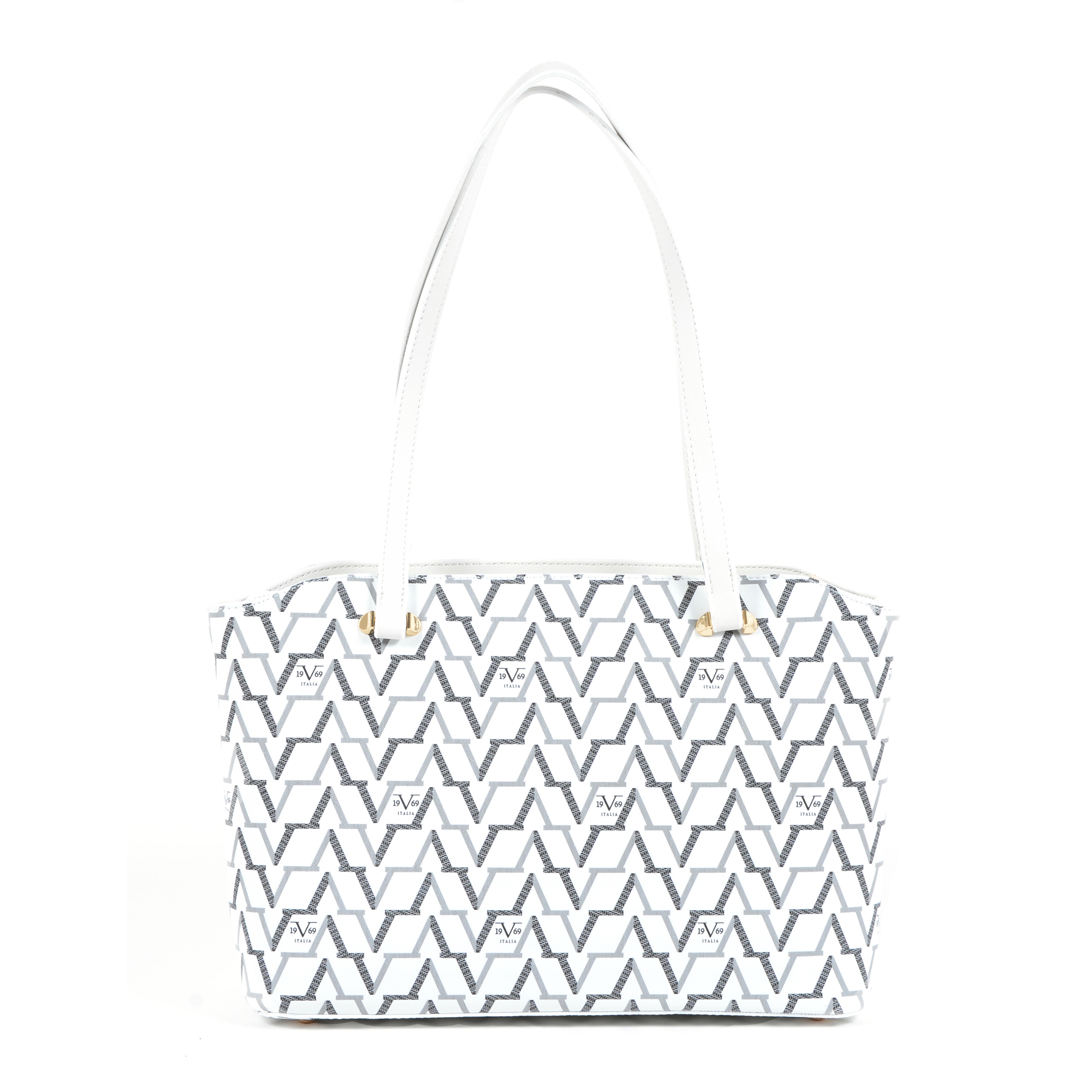 19V69 Italia Womens Handbag White 3604 WHITE