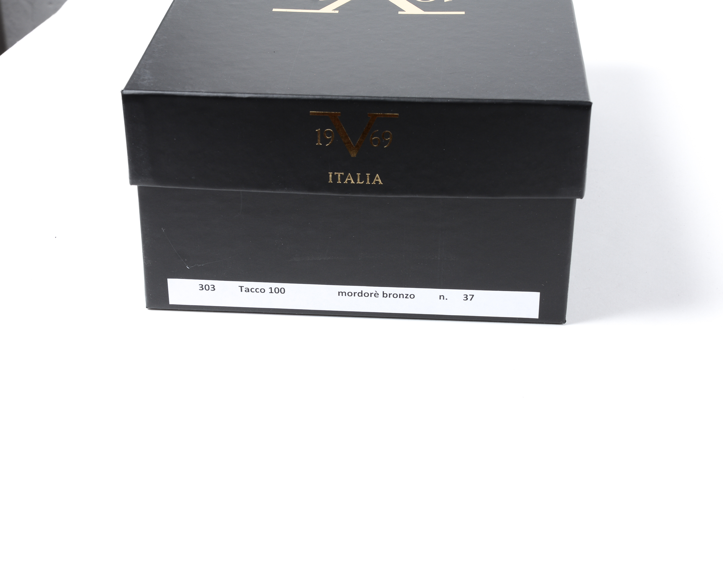 19V69 Italia Salón Mujer Punta Abierta Bronce 303 MORDORE' BRONZO