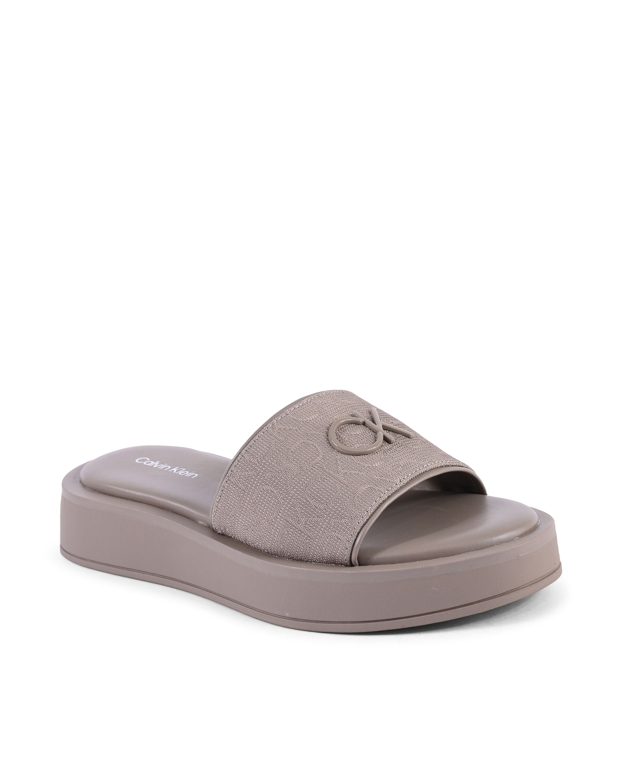 Calvin Klein Womens Sandal Khaki HW0HW01488RBK