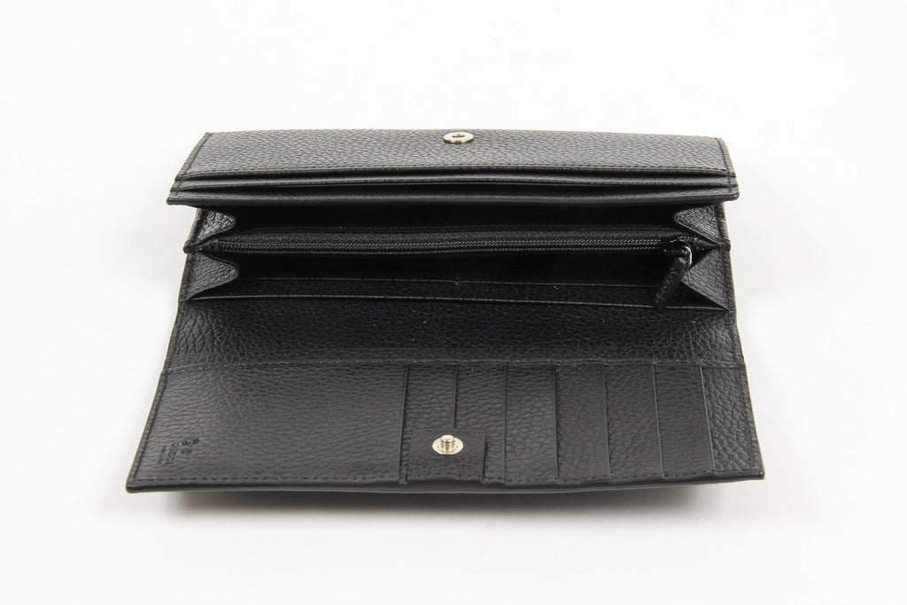 Monedero plegable Gucci para mujer con logotipo GG x 2