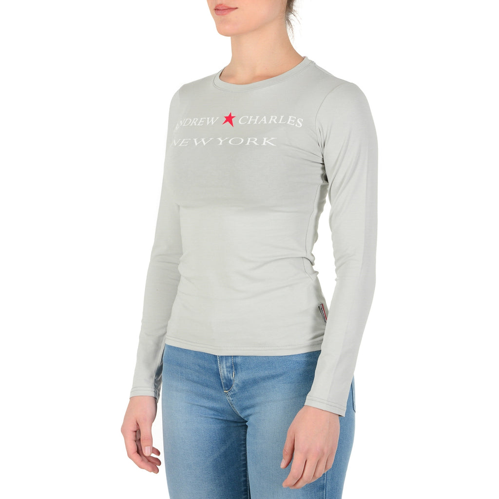 Camiseta de manga larga para mujer Andrew Charles By Andy Hilfiger TS602 031002 FENIX GRIS CLARO 003