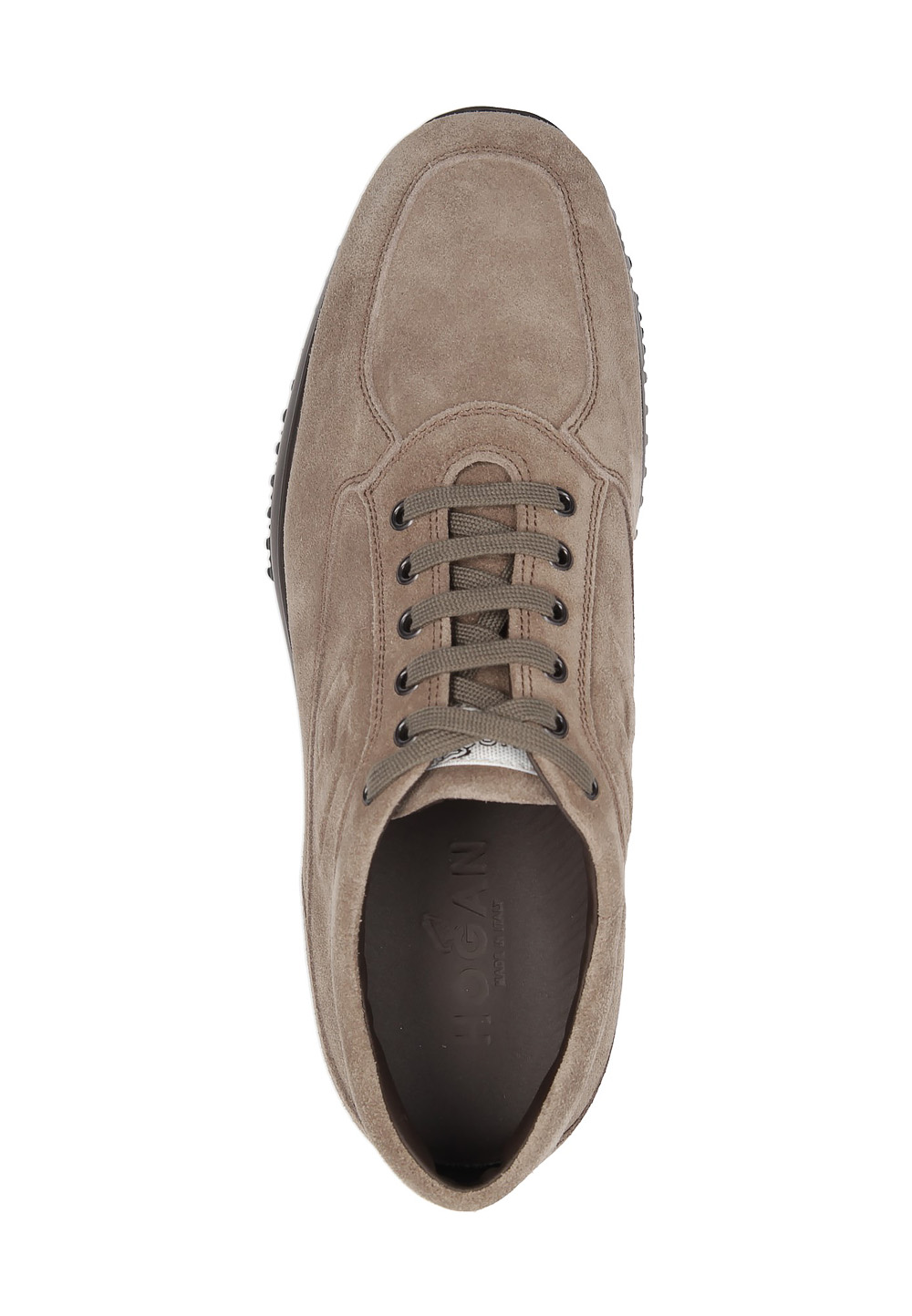 Hogan Mens Sneaker Beige Interactive HXM00N09042AA6D9993