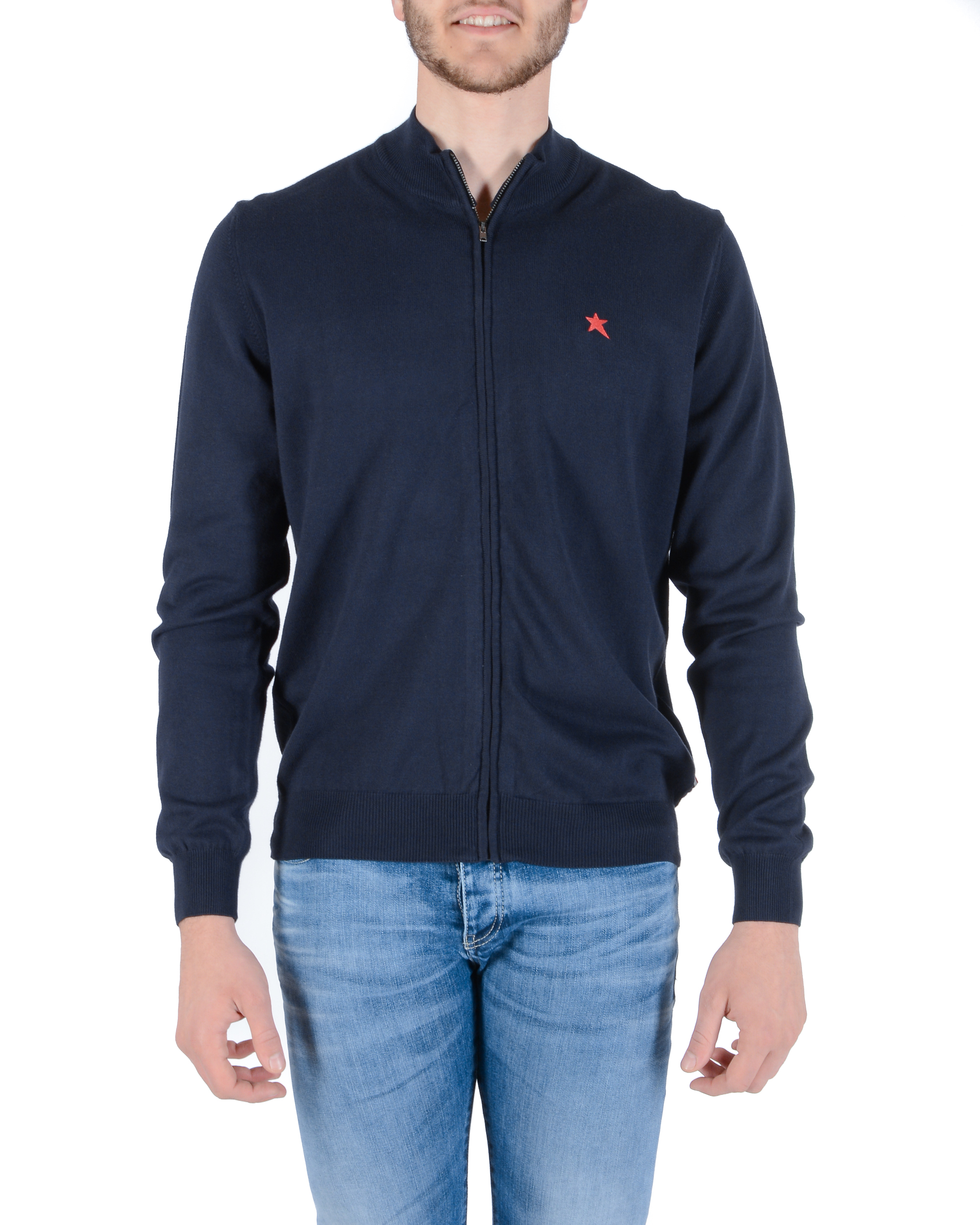 Suéter para hombre Andrew Charles LUPETTO BLU NAVY