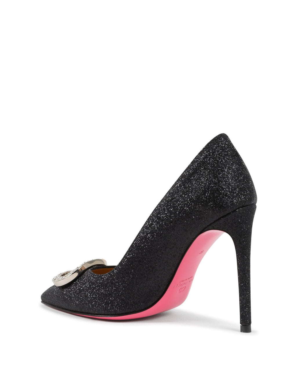 Zapatos de salón Cenicienta negro brillante