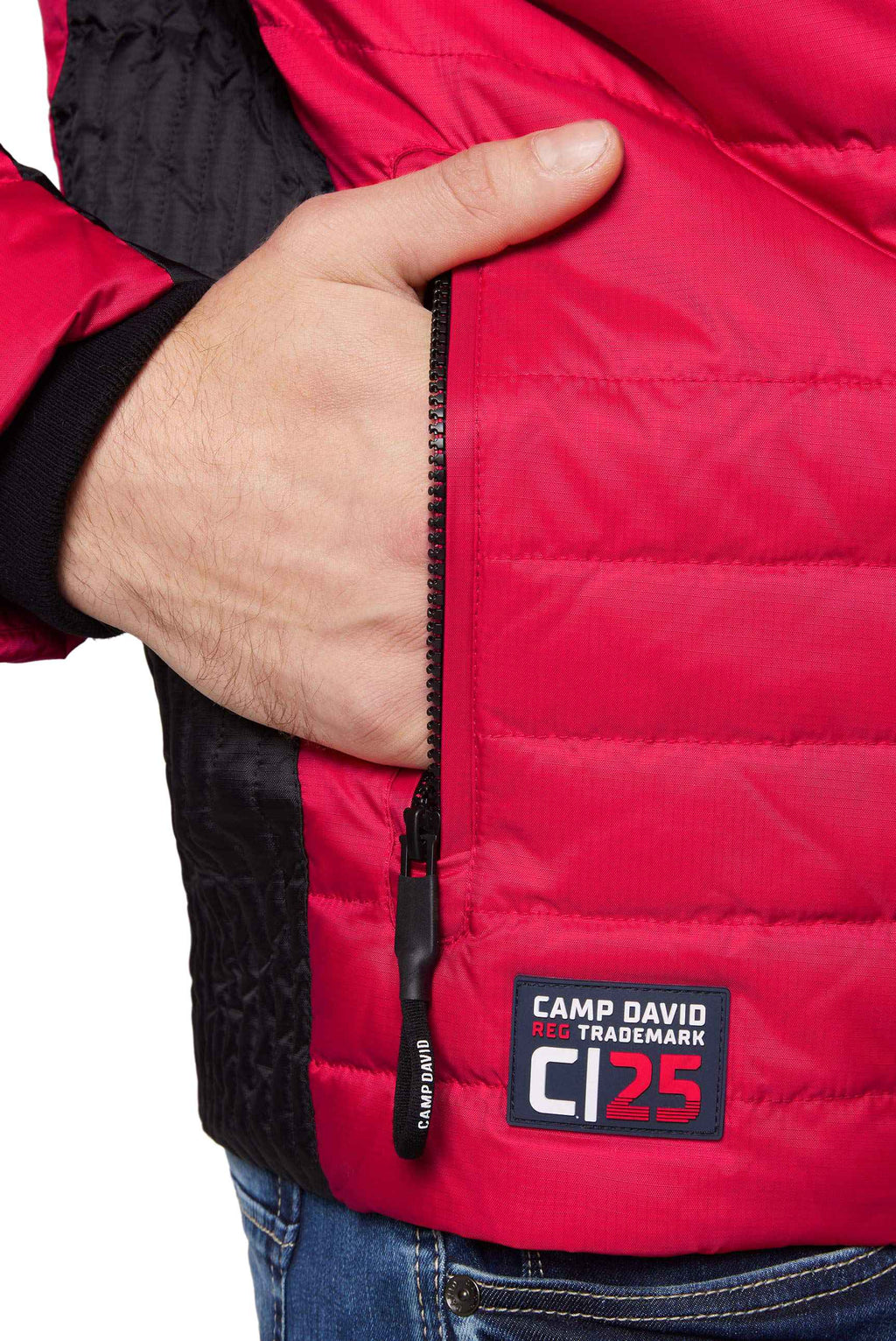 Chaqueta con capucha para hombre Camp David