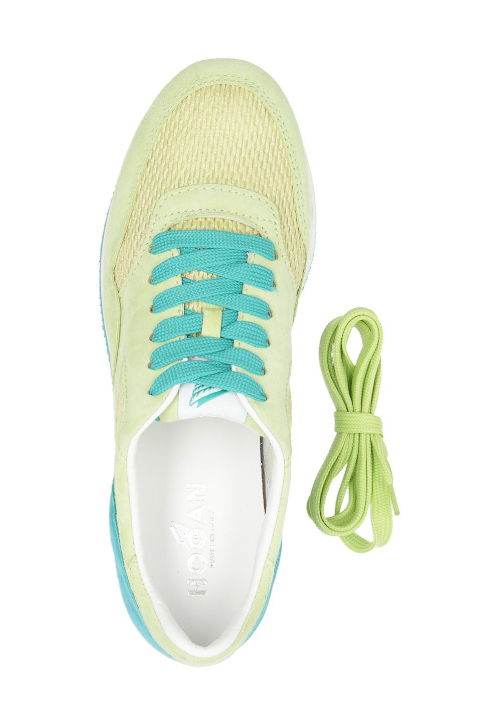 Zapatillas Hogan para mujer, color verde, HXW2220Q69077YP0X10
