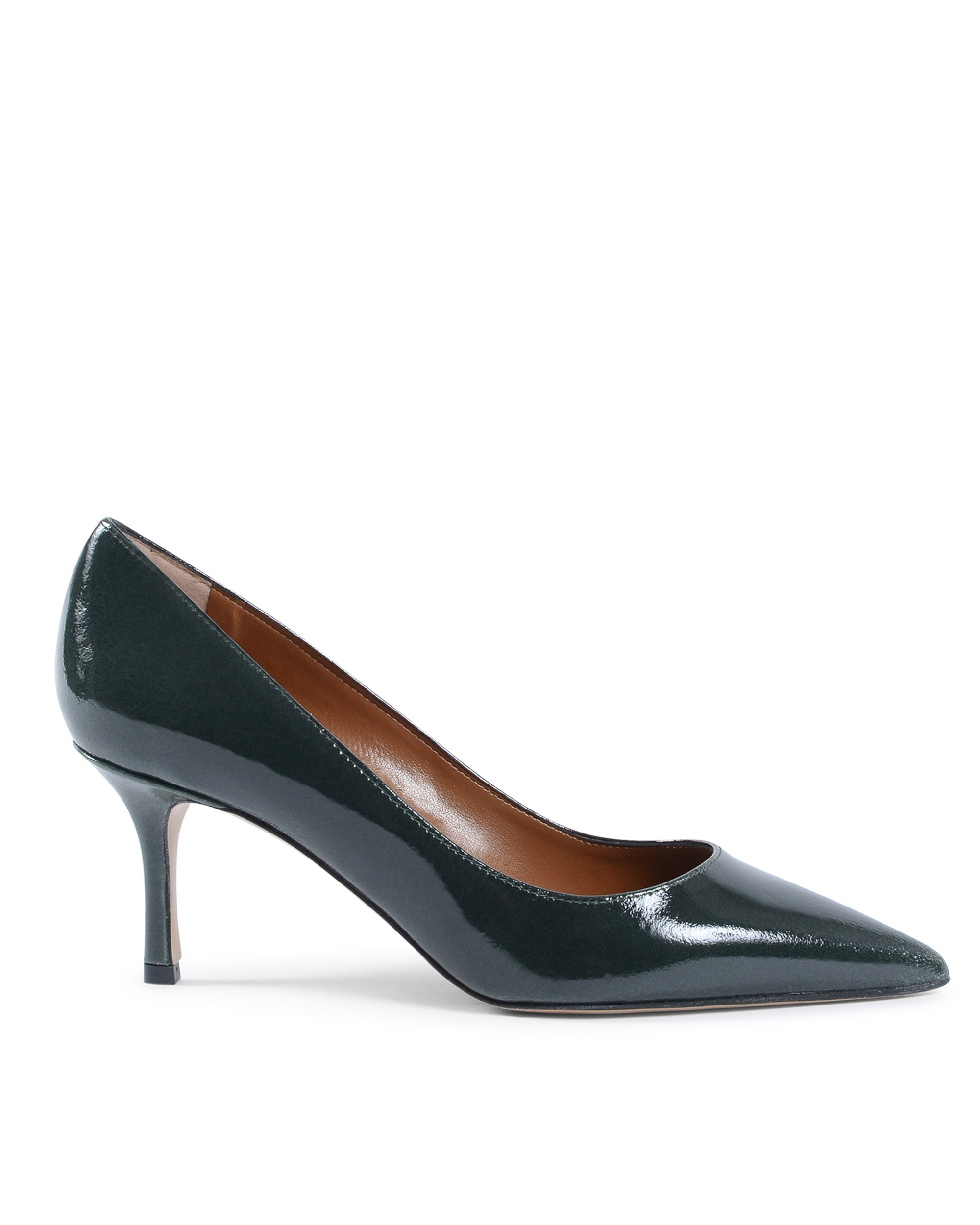 19V69 Italia Womens Pump Dark Green INES65 DARK GREEN PATENT