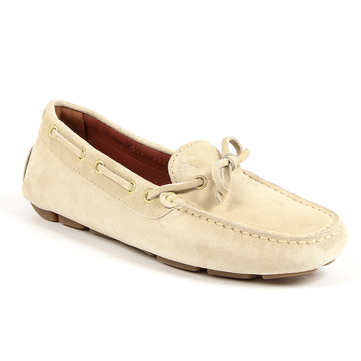 Mocasín Andrew Charles para mujer Beige CAMILLA