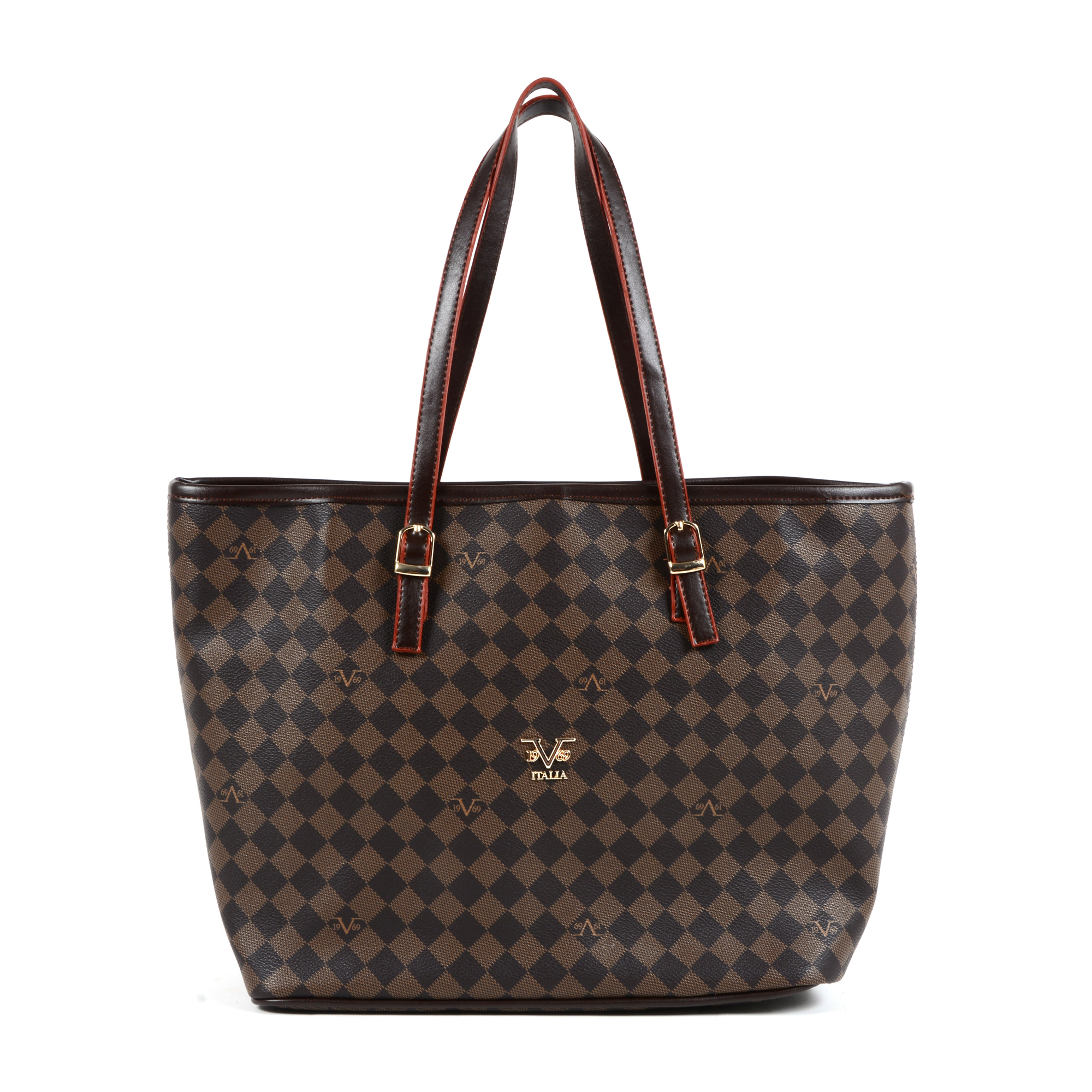 V 1969 Italia Womens Handbag Brown MANILA
