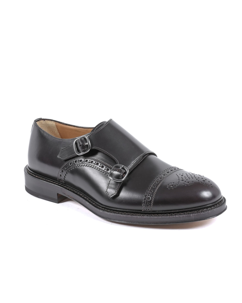 Zapatos de hebilla para hombre Dee Ocleppo F3745 ABRASIVATO T MORO