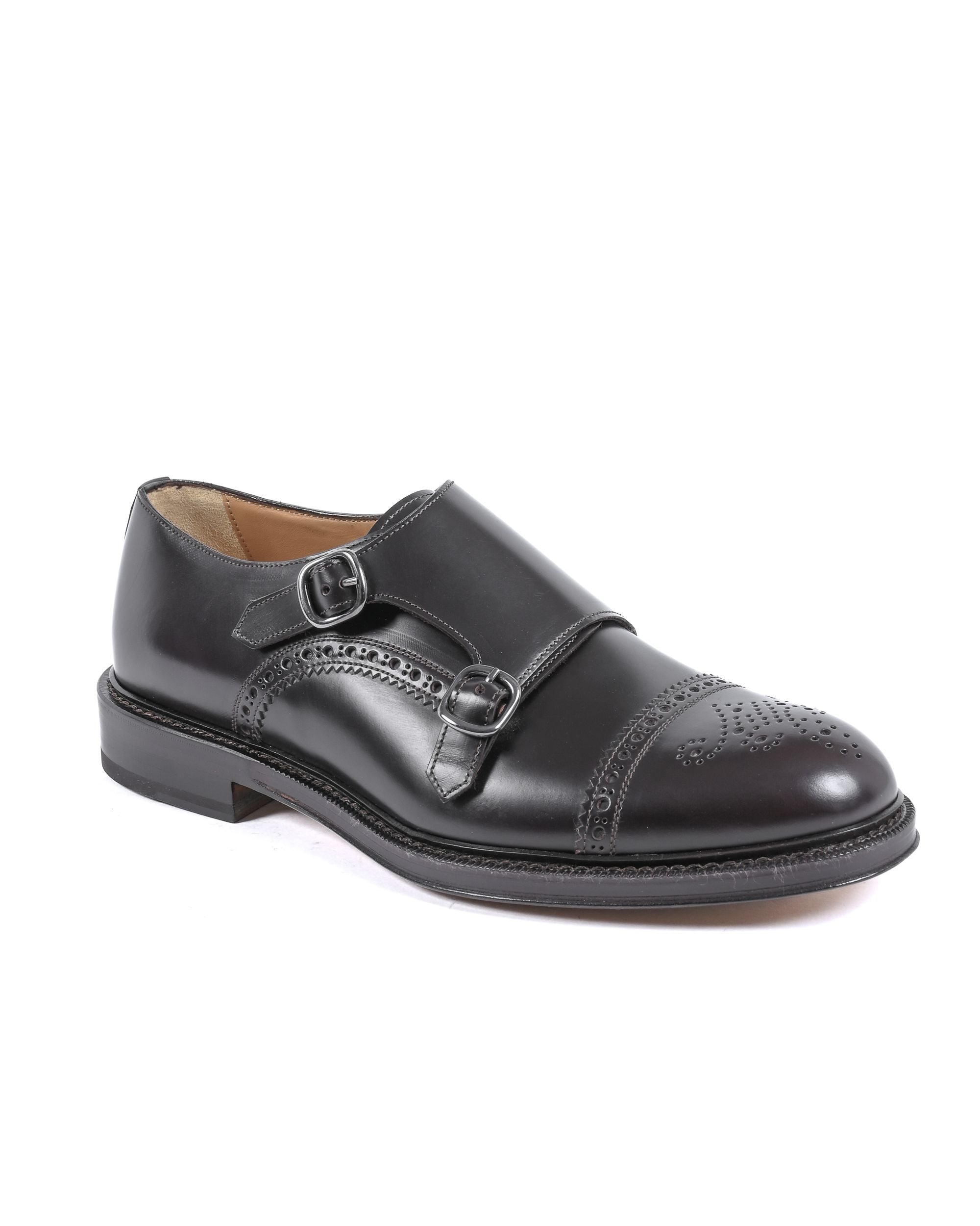 Zapatos de hebilla para hombre Dee Ocleppo F3745 ABRASIVATO T MORO