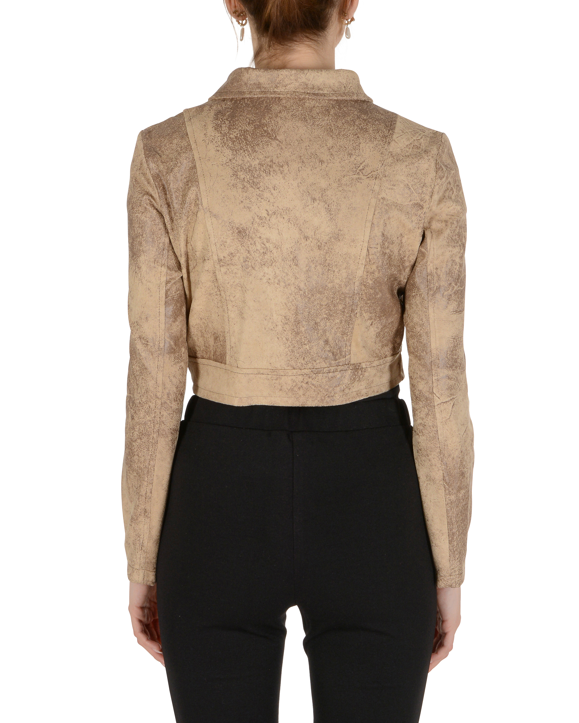 19V69 Italia Chaqueta Mujer Beige CHIODO BEIGE