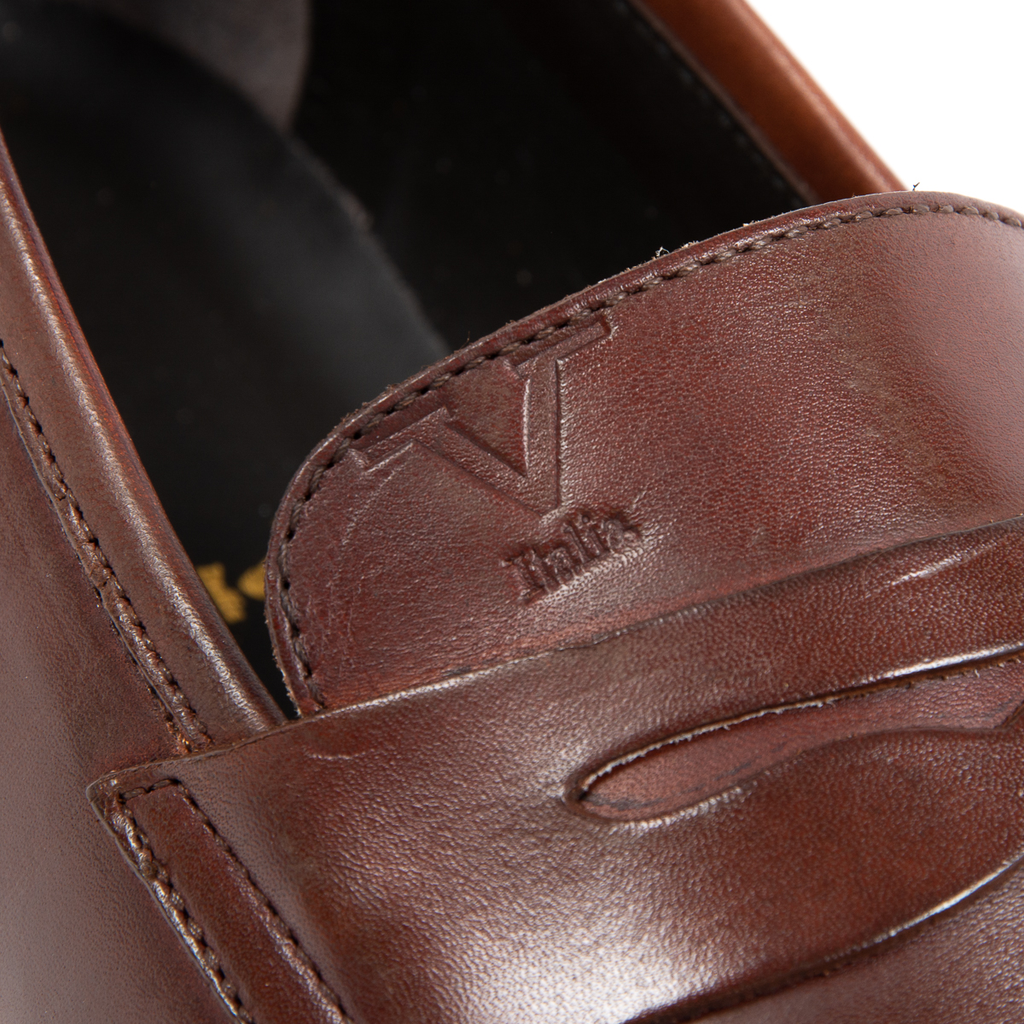 Mocasines V 1969 Italia para hombre, color marrón, ADAM