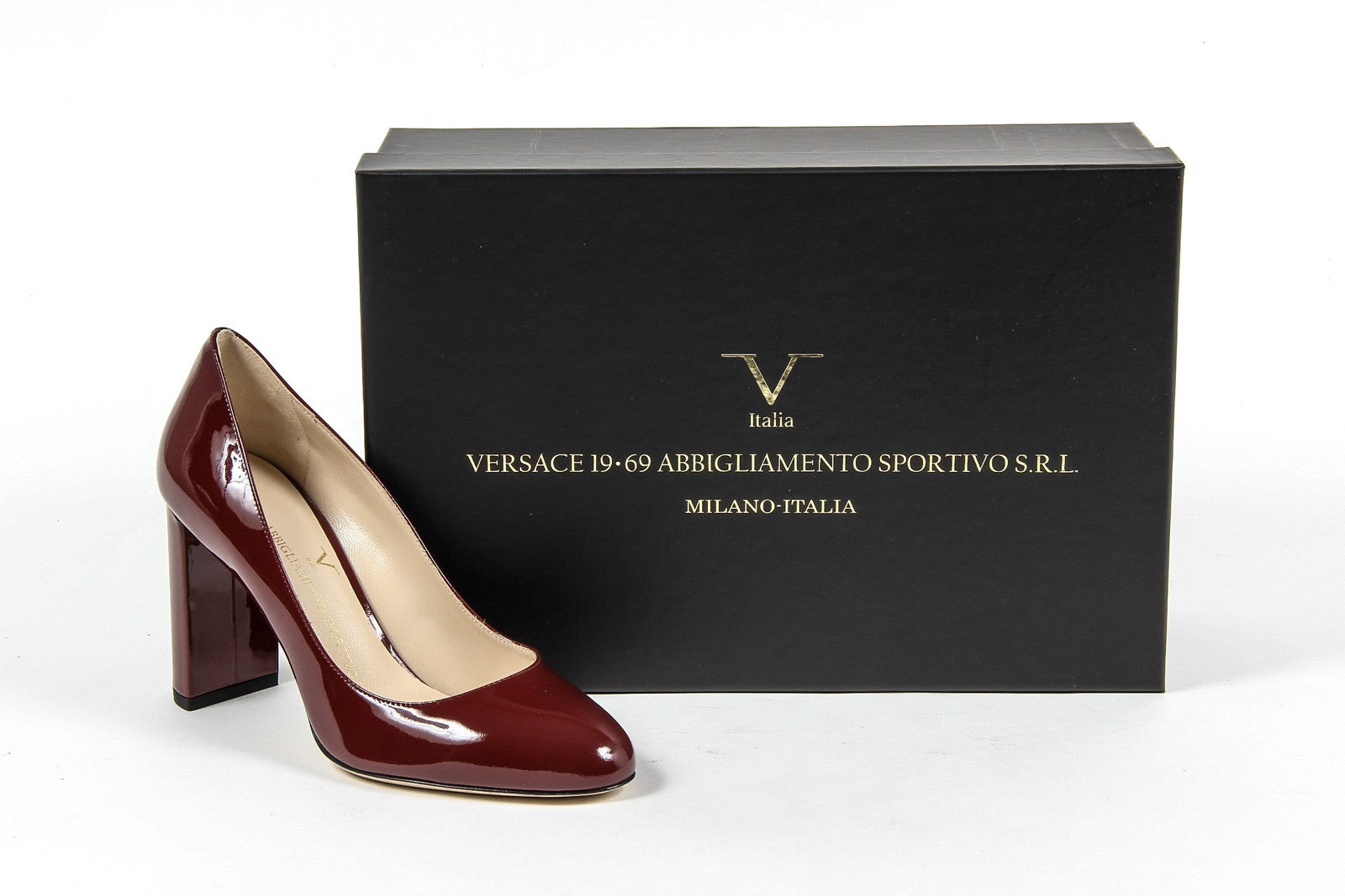 Zapatos de salón para mujer V 1969 Italia 3112331 VERNICE AMARANTO
