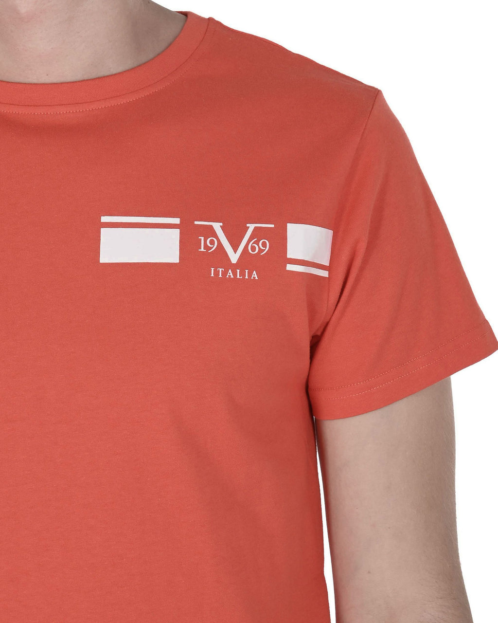 Camiseta para hombre 19V69 Italia VSC1MTS05 GRENADINE