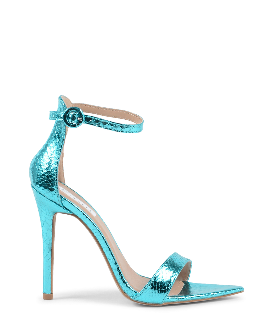 19V69 Italia Womens Ankle Strap Sandal Turquoise V8183 TURQUOISE