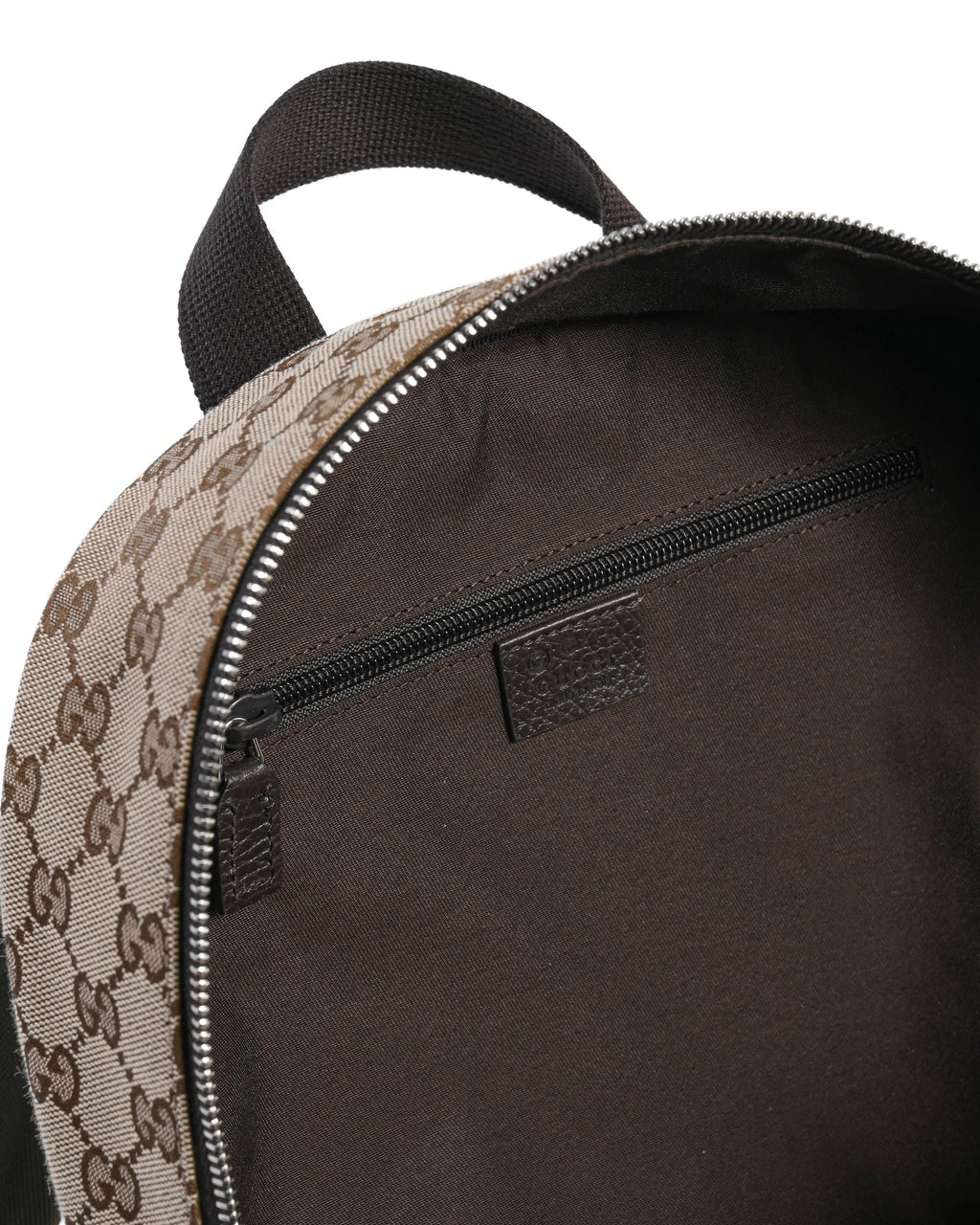 Gucci GG monogram backpack beige brown