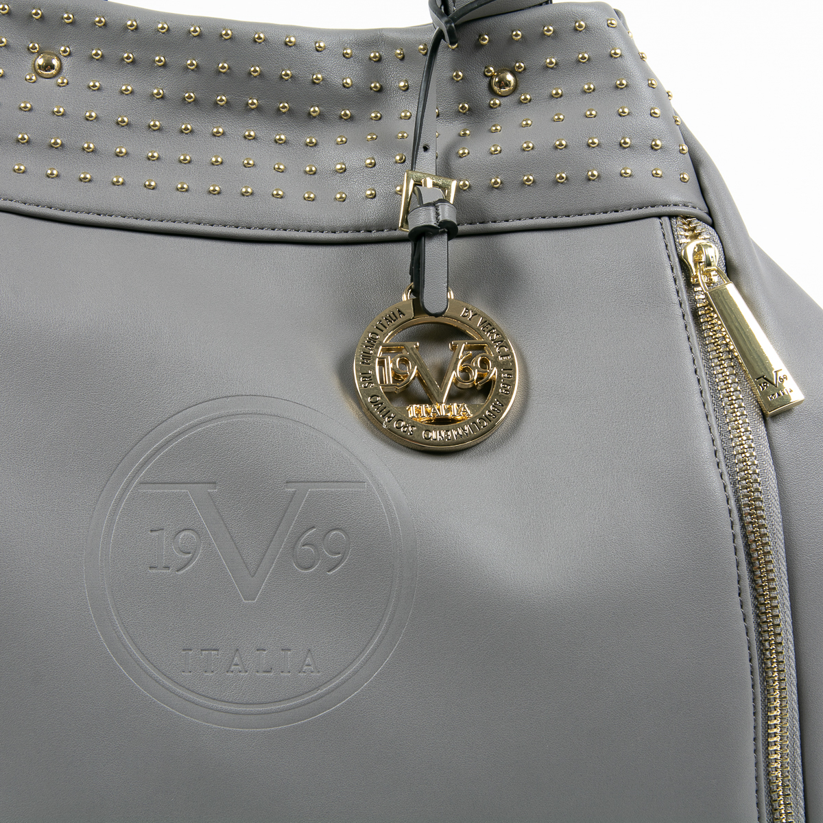 Bolso de mano para mujer V 1969 Italia gris OLIVIA