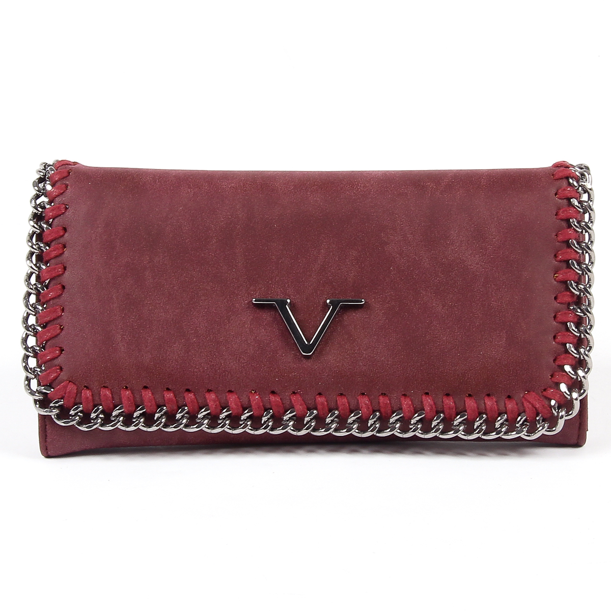V 1969 Italia Monedero de mujer rojo oscuro VENUS