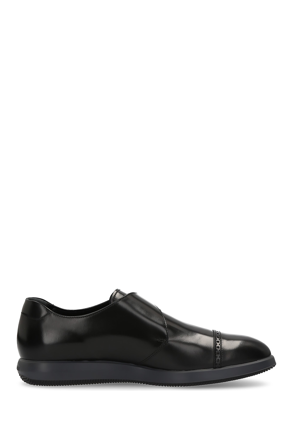 Hogan Mens Monk Strap Shoe Black HXM2090P21066Q6B999