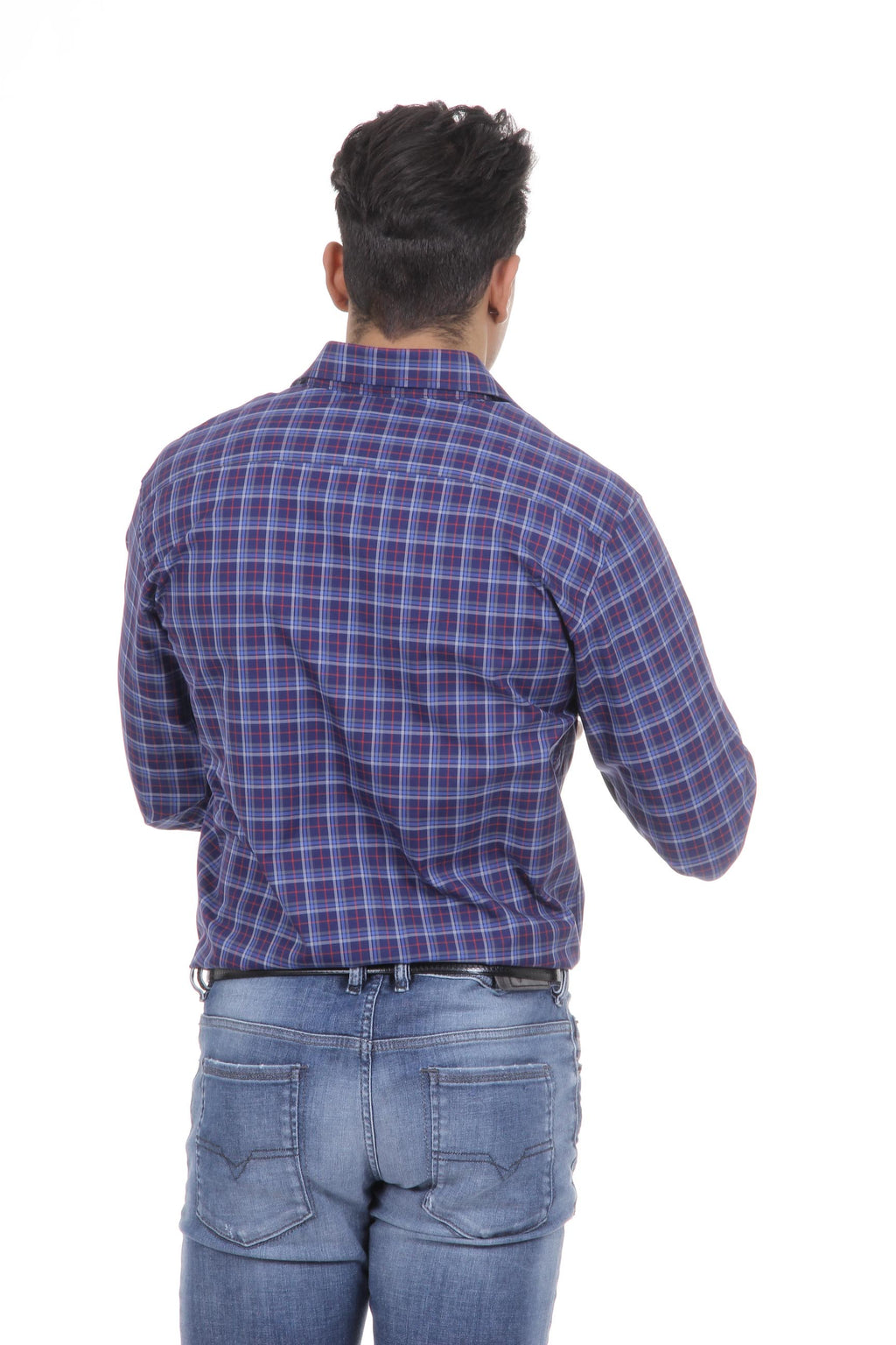 Camisa clásica moderna de corte italiano para hombre V 1969, talla 377, 034
