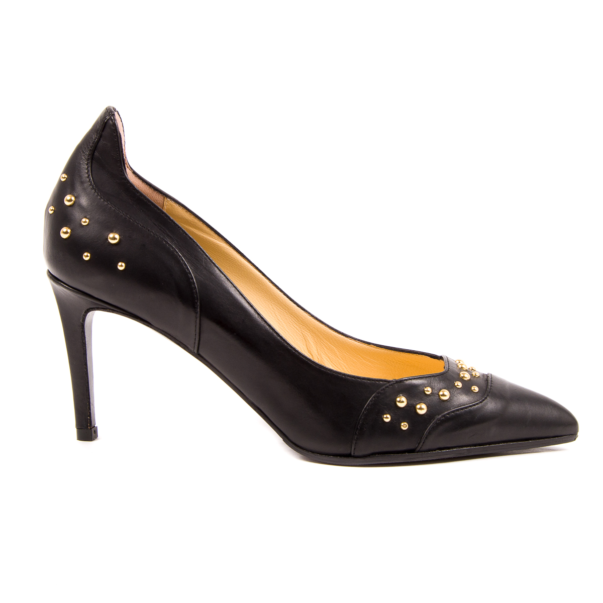 V 1969 Italia Zapatos de salón para mujer negros BERNA