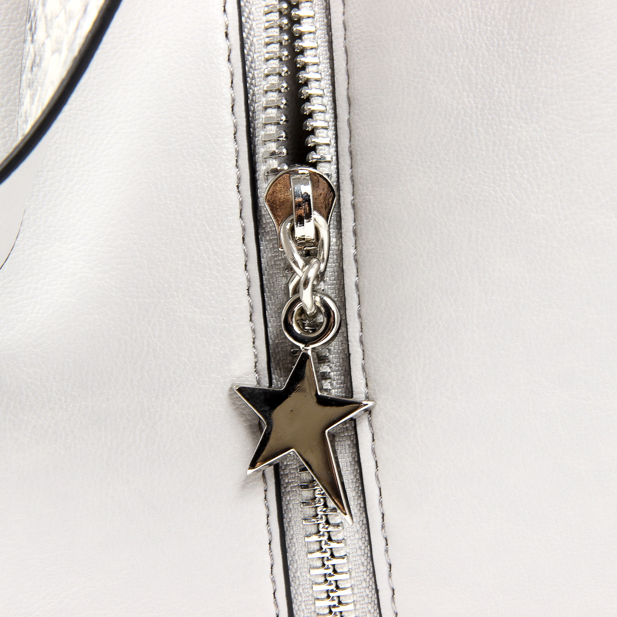 Andrew Charles Womens Handbag Light Grey JANE
