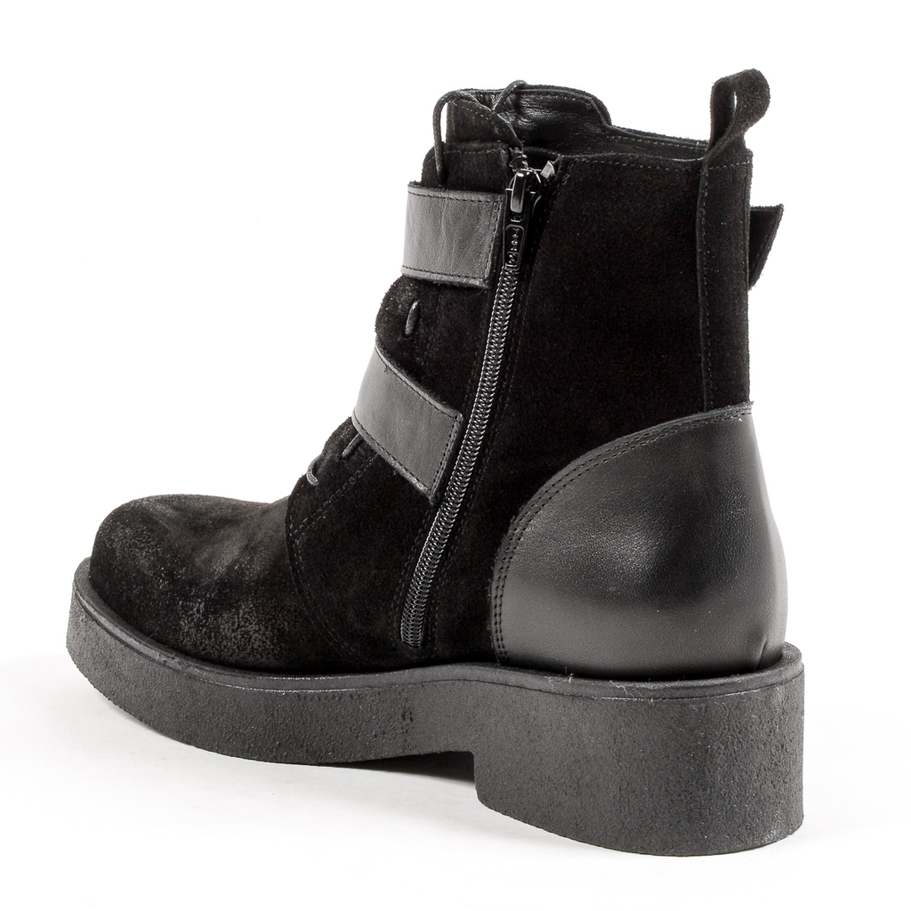Andrew Charles Womens Ankle Boot Black JOAN