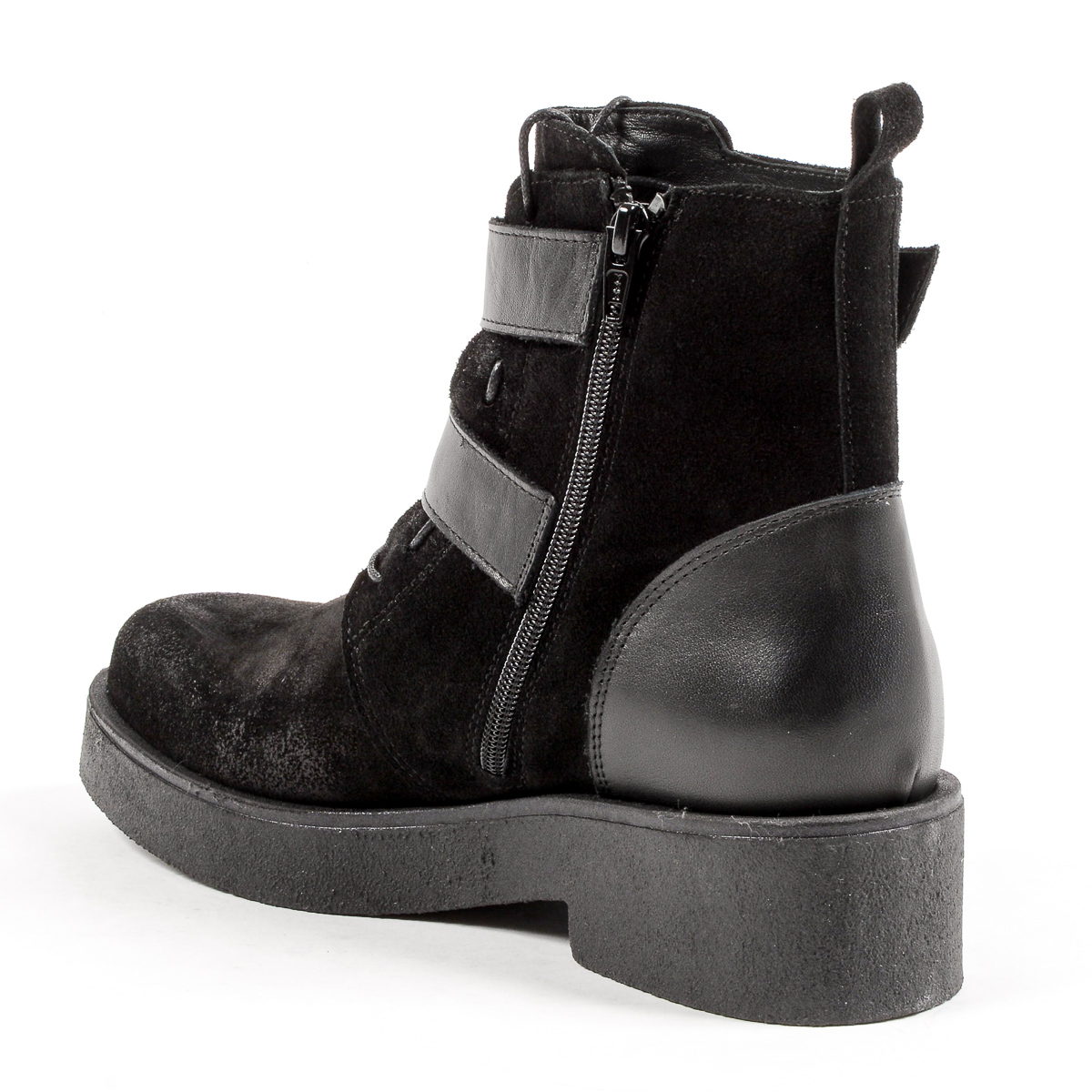 Andrew Charles Womens Ankle Boot Black JOAN
